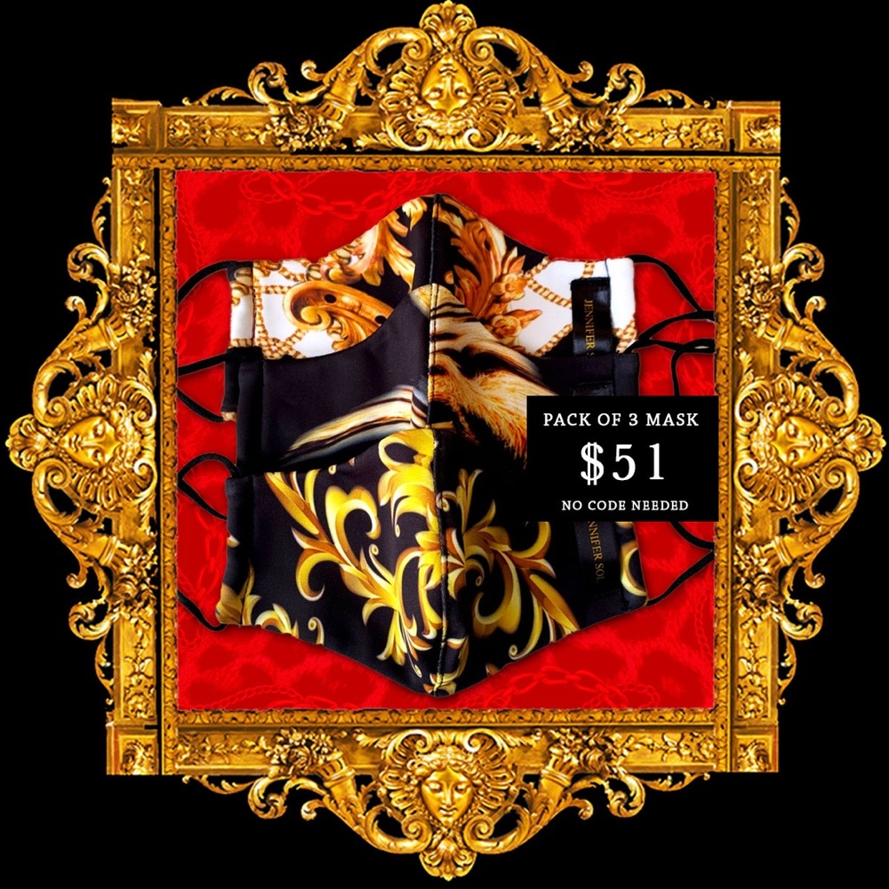 🔥 Pack of 3 mask from new Jennifer Sol collection